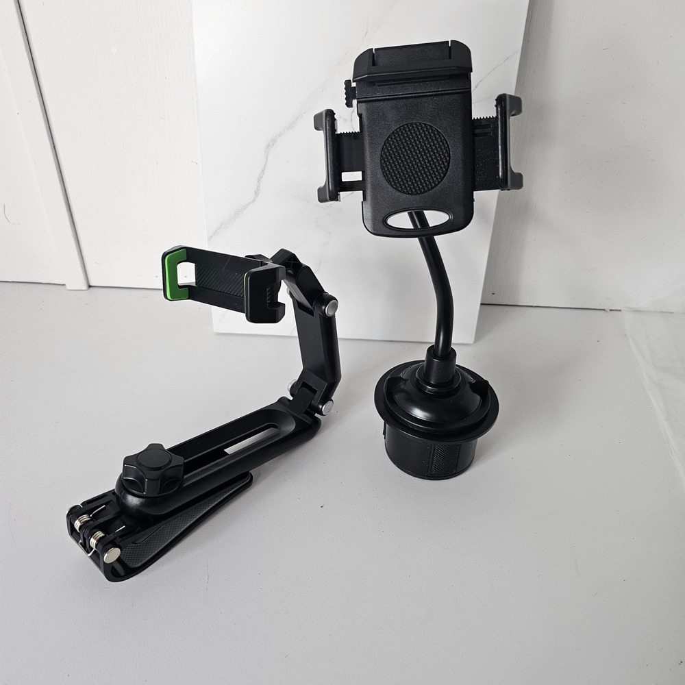 Car Cup Holder‎ Phone Mount Adjustable Plus Gooseneck Visor Cellphone Holder